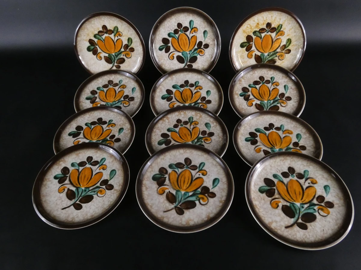 Vintage Boch La Louvière Corfou theeservies – jaren 60 – uitgebreide set - foto 29