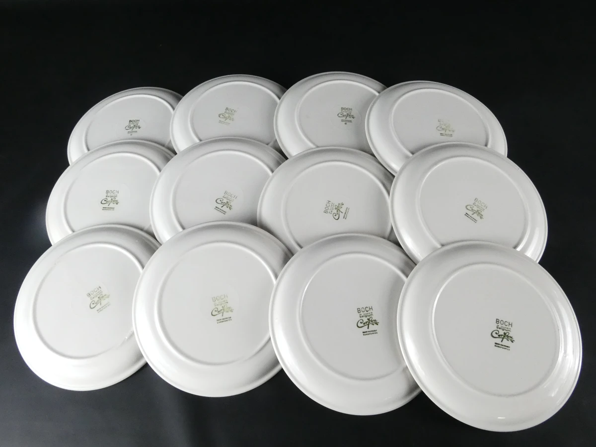 Vintage Boch La Louvière Corfou theeservies – jaren 60 – uitgebreide set - foto 33