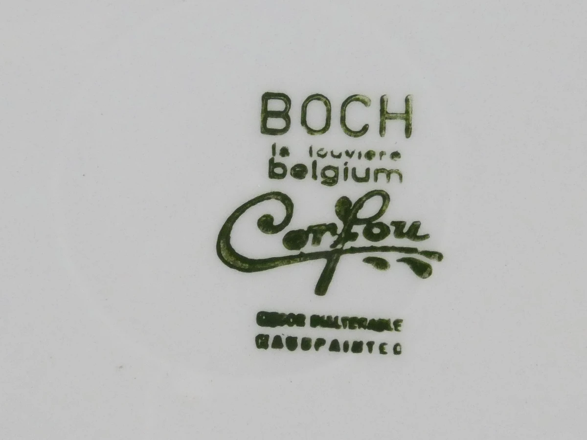 Vintage Boch La Louvière Corfou theeservies – jaren 60 – uitgebreide set - foto 34