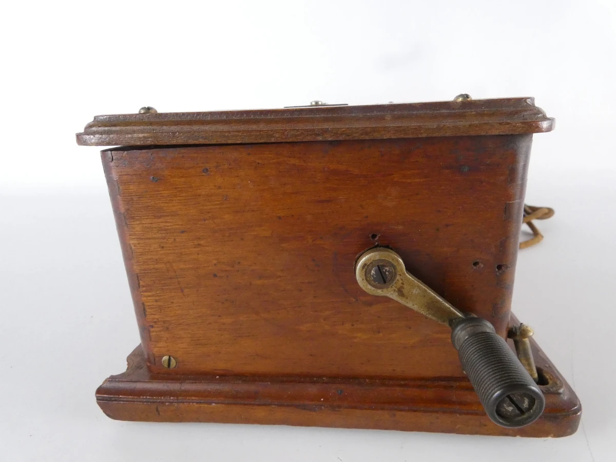 Vintage Franse wandtelefoon/intercom - foto 13