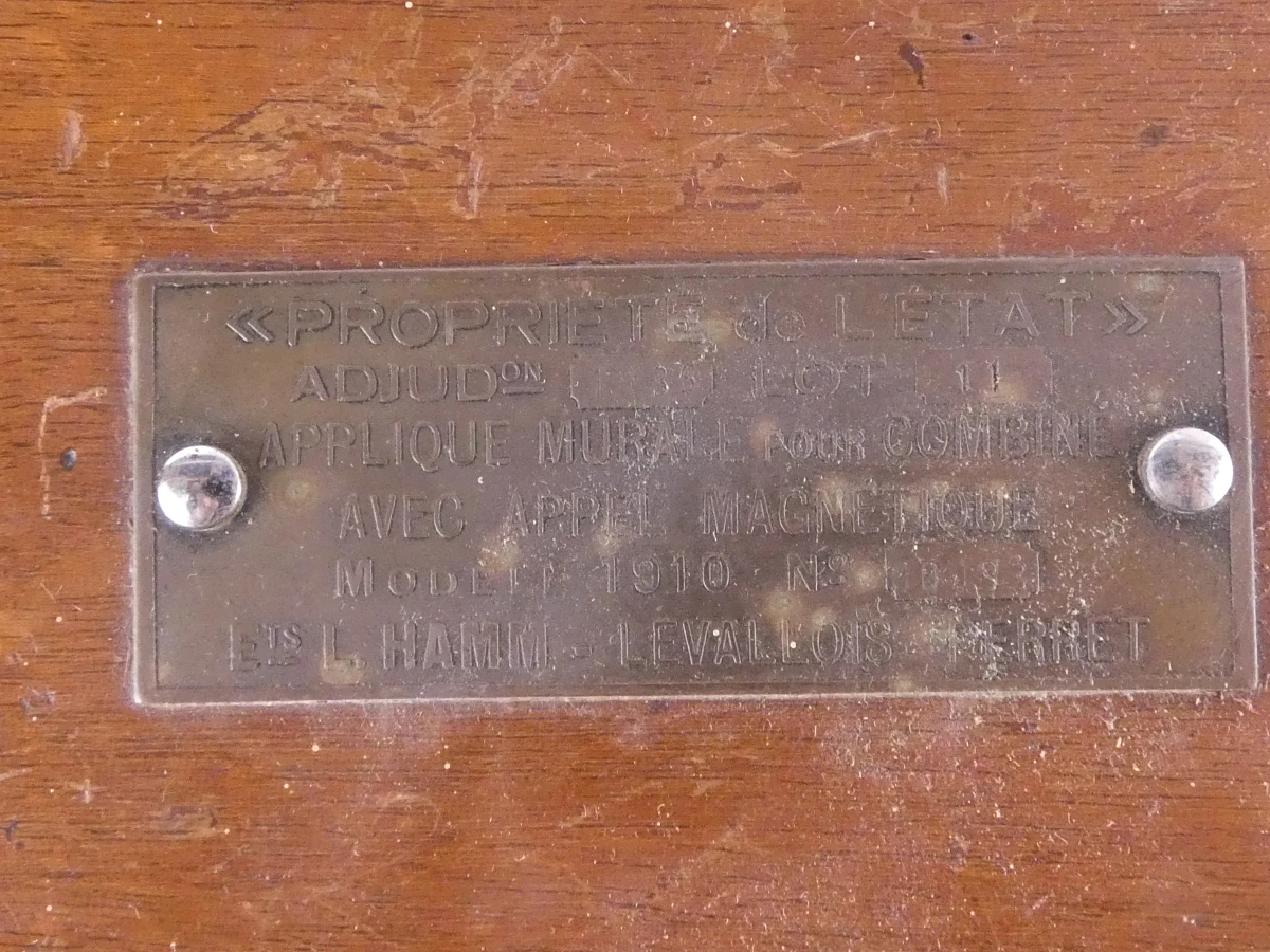 Vintage Franse wandtelefoon/intercom - foto 15