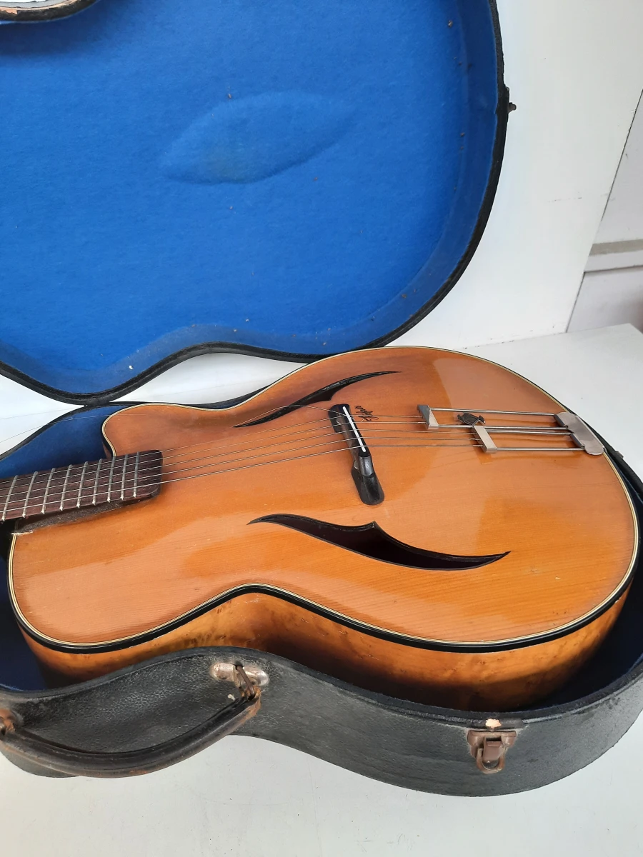 Vintage Jaren '50/'60 Höfner Archtop Gitaar – Prachtig Restauratieproject!
