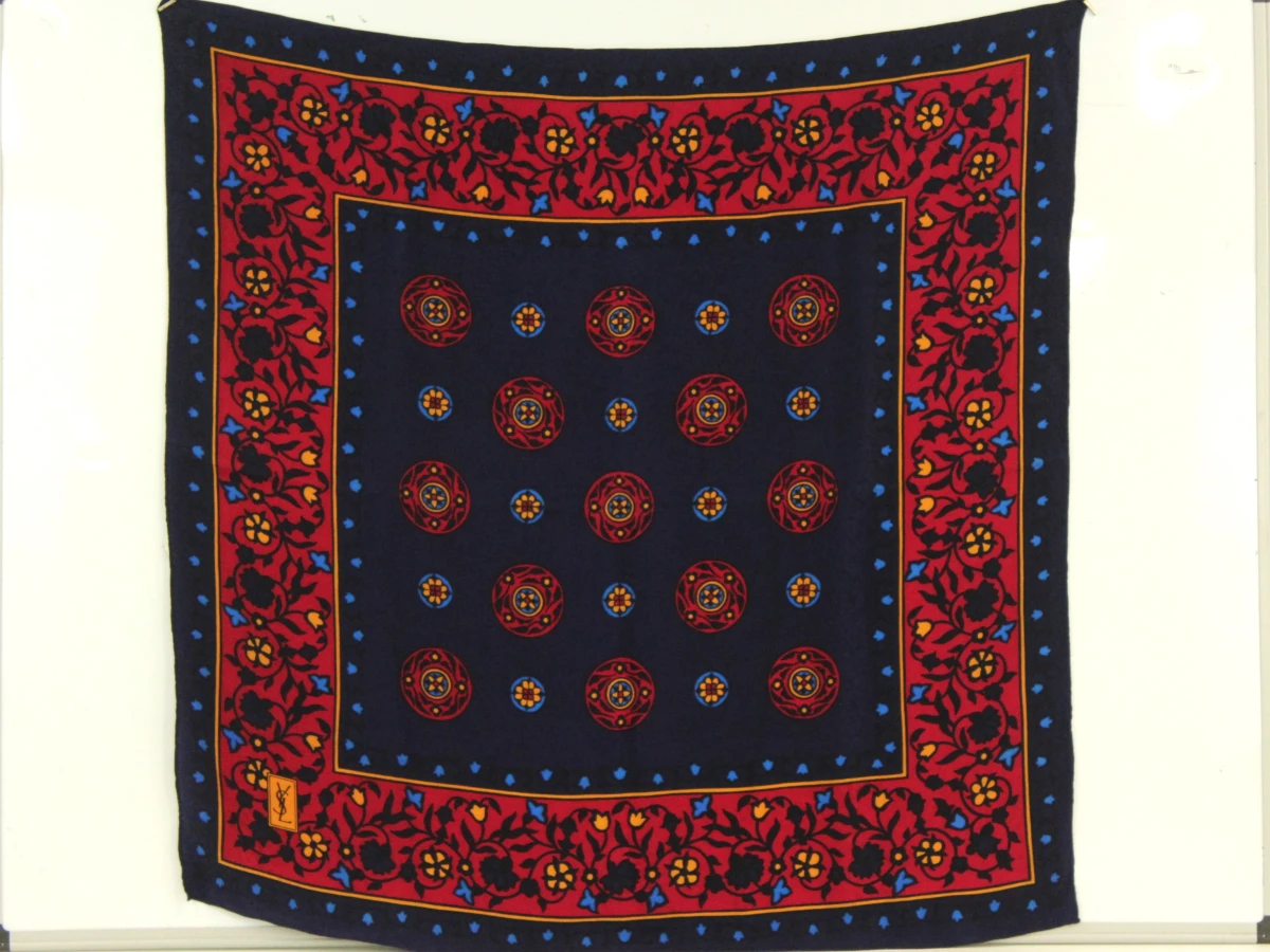Yves Saint Laurent - vintage, zijden foulard - made in France - foto 1