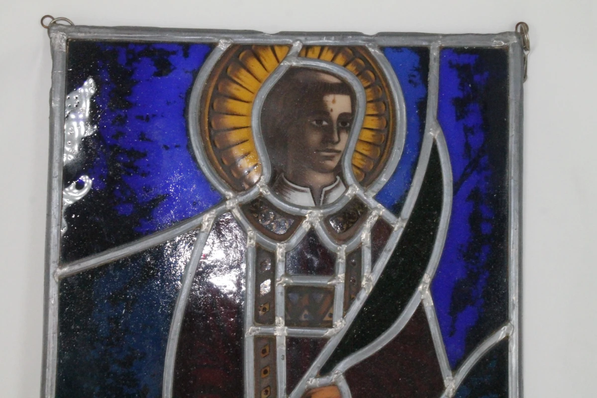 Glas-in-lood heilige Stefanus - foto 4