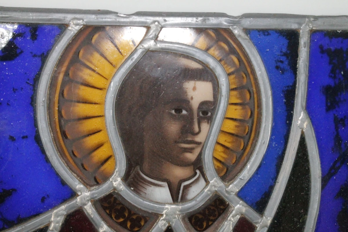 Glas-in-lood heilige Stefanus - foto 3