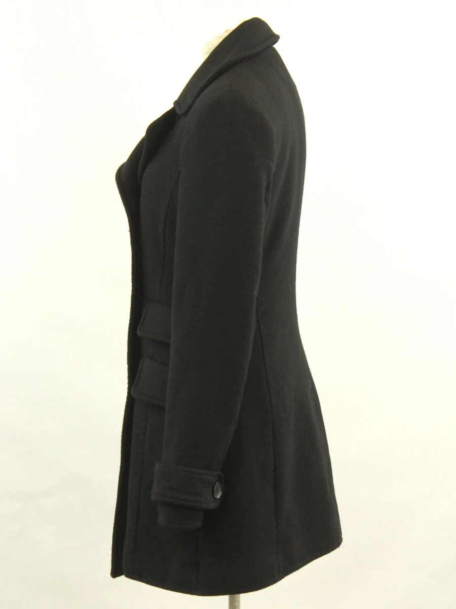 Dolce & Gabbana zwarte mantel uit wolmix - Made in Italy - foto 5