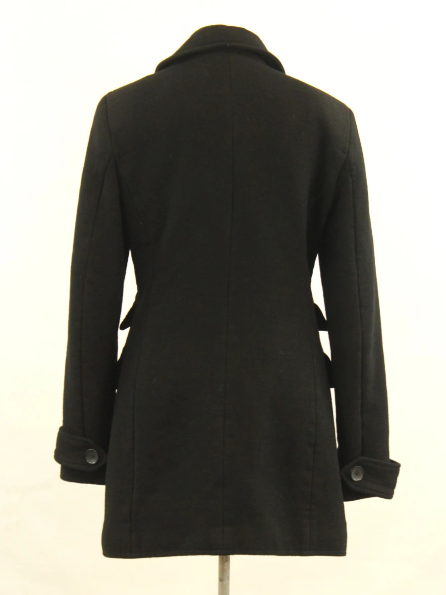 Dolce & Gabbana zwarte mantel uit wolmix - Made in Italy - foto 6