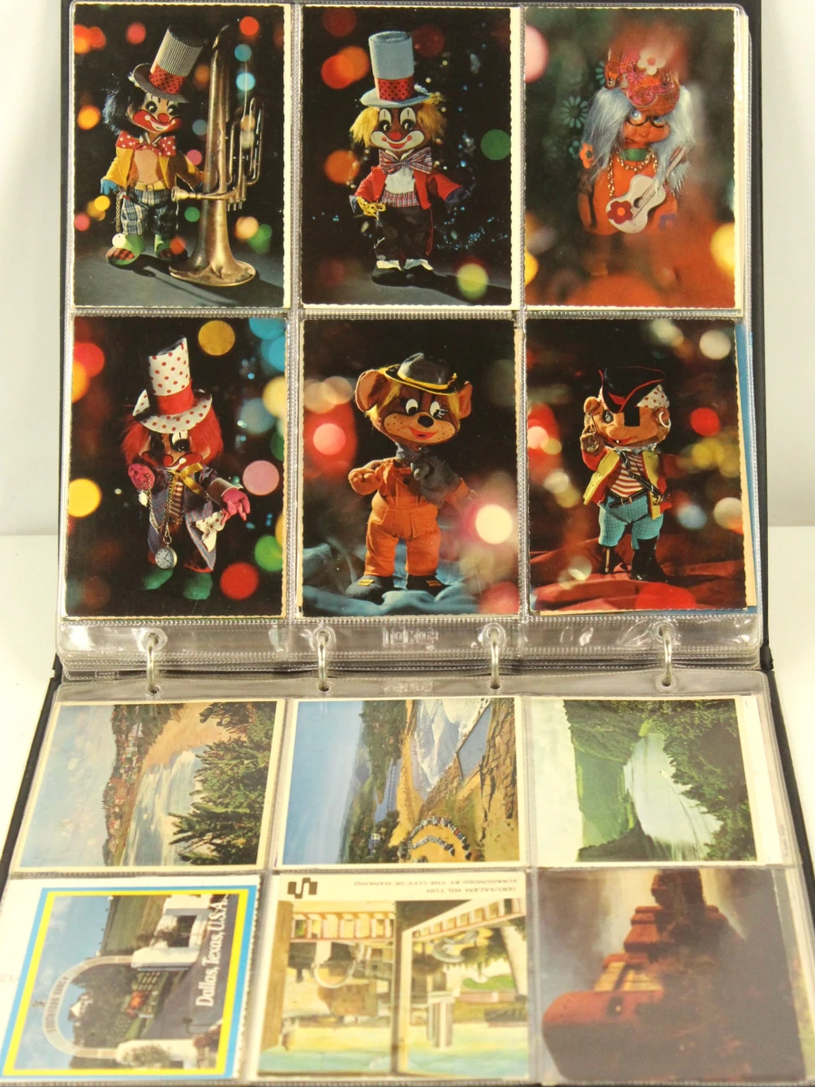 Verzameling oude postkaarten in 4 albums - verschillende thema's - foto 3