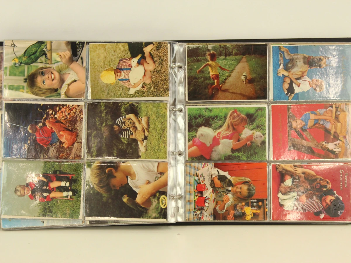 Verzameling oude postkaarten in 4 albums - verschillende thema's - foto 9