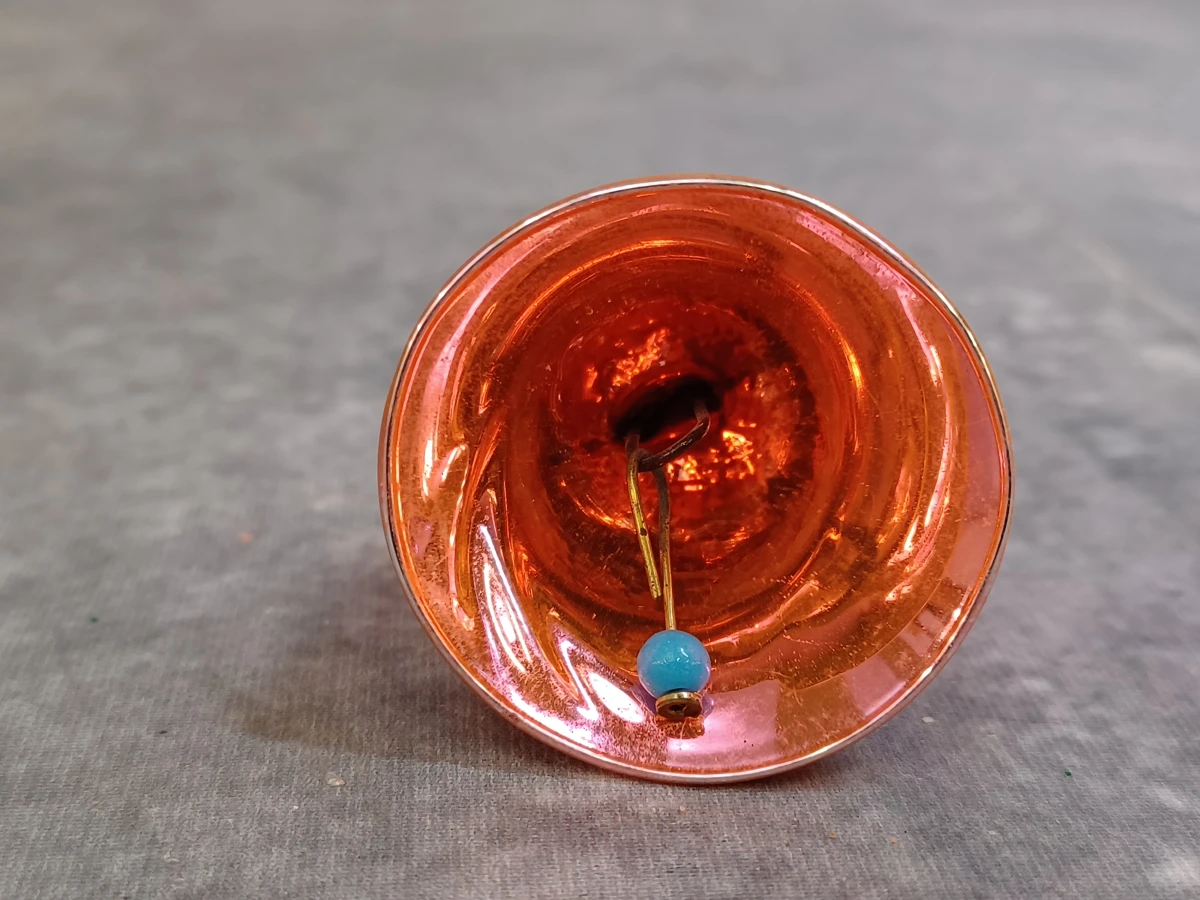 Kleurrijke set van 8 glazen kerstklokjes - foto 19