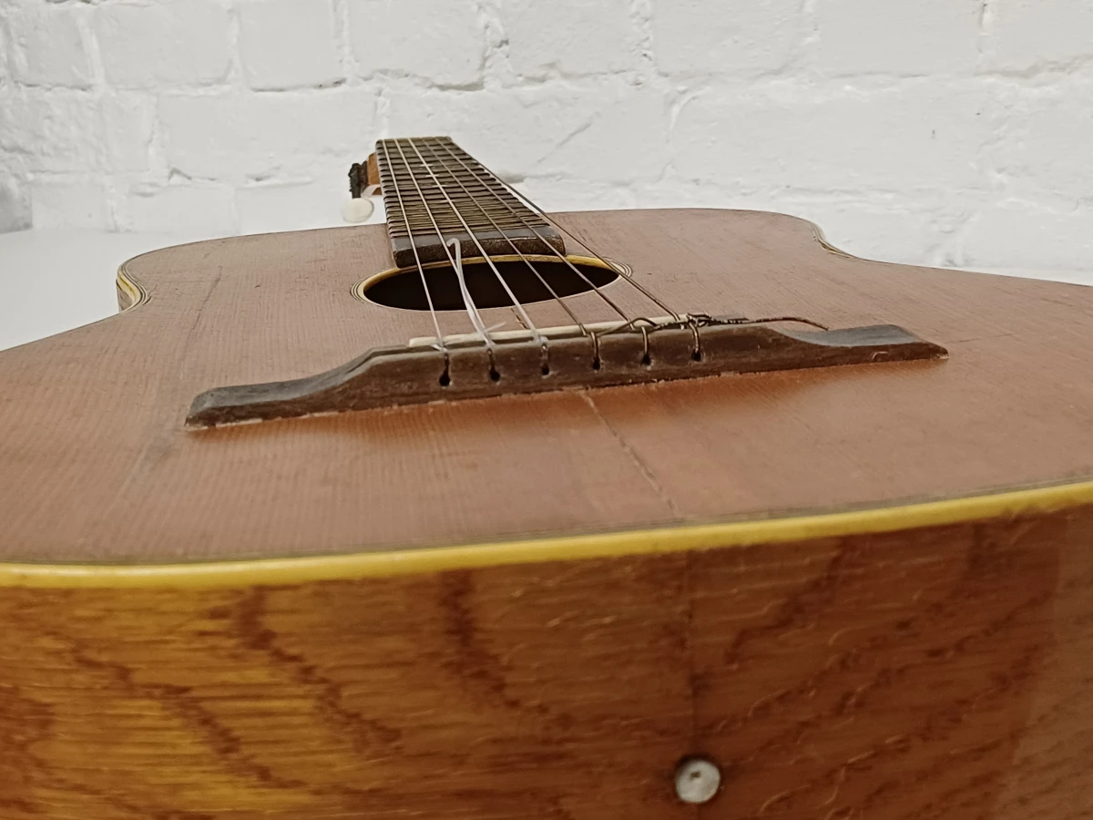 Vintage Musima parlor gitaar voor linkshandigen - foto 36