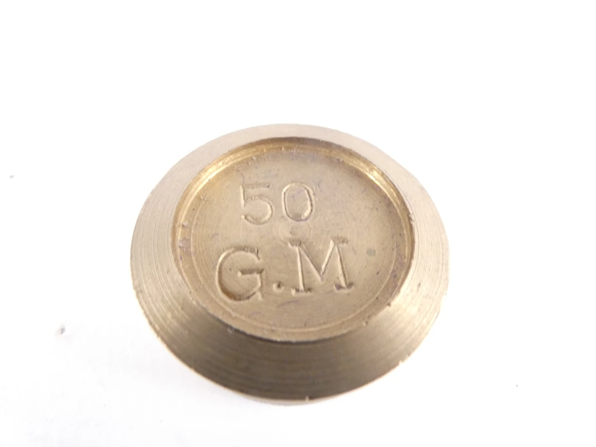 Vintage precisieweegschaalset 100 g - in paarse fluwelen doos - foto 4