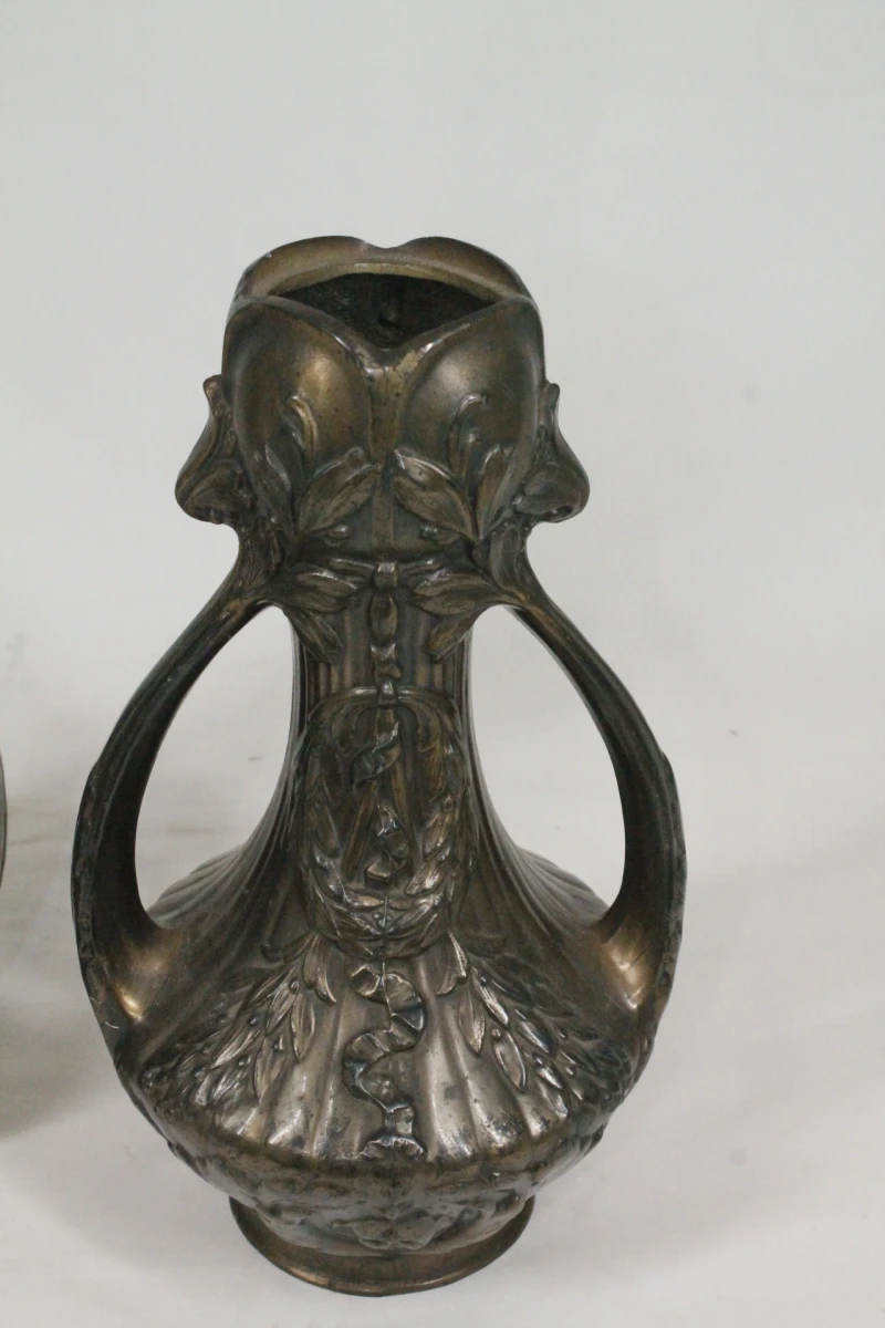 2 Antieke Art Nouveau vazen - foto 2