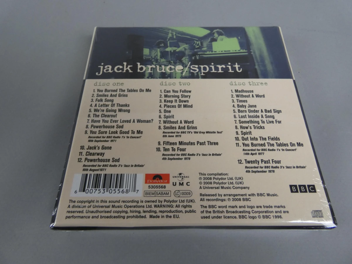 Jack Bruce/spirit CD - foto 2