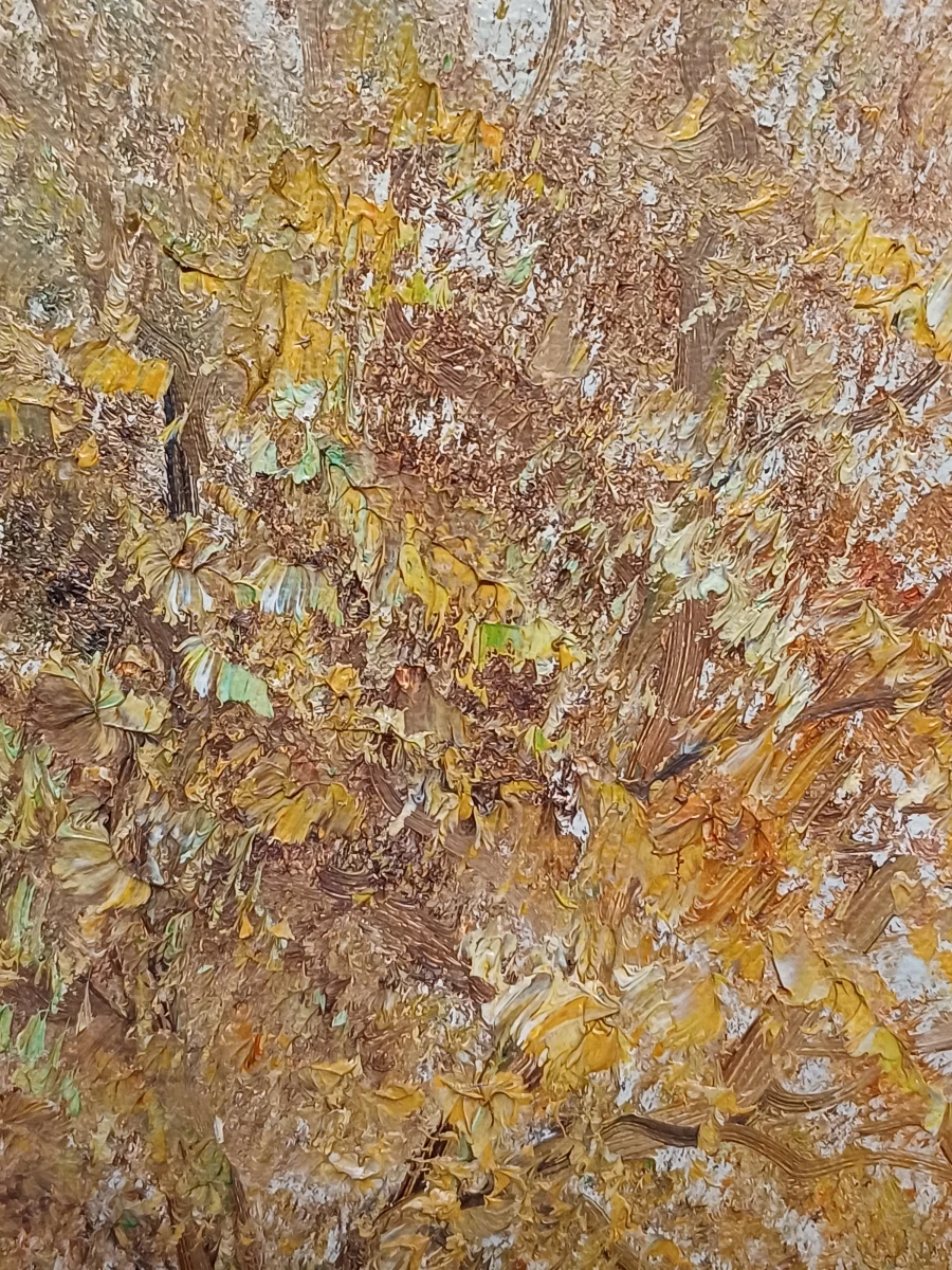 Olieverfschilderij 'Watermolen' - Gaston Quidousse - foto 6