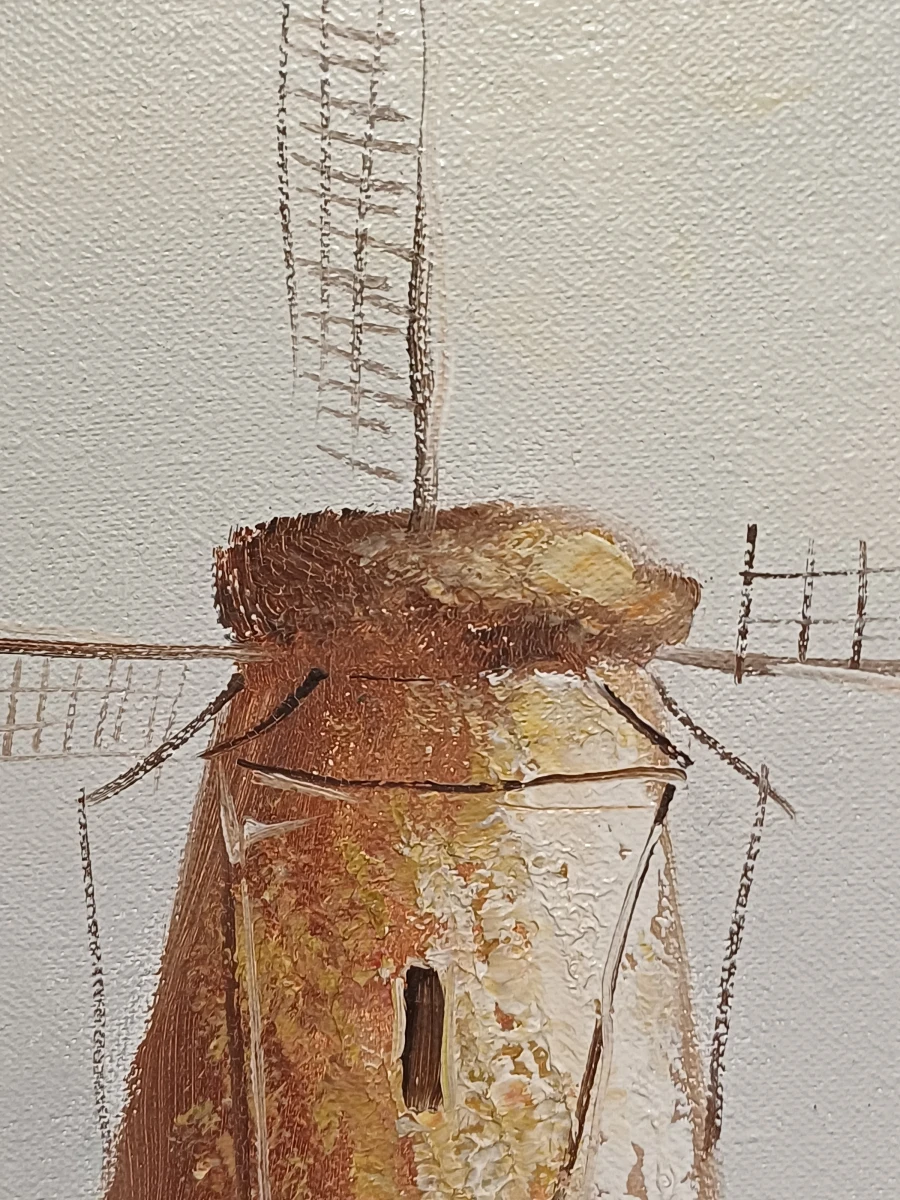 Schilderij windmolen - Gaston Quidousse - foto 7