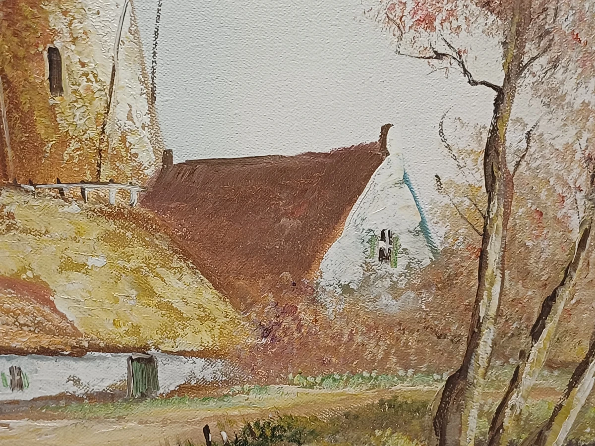 Schilderij windmolen - Gaston Quidousse - foto 8