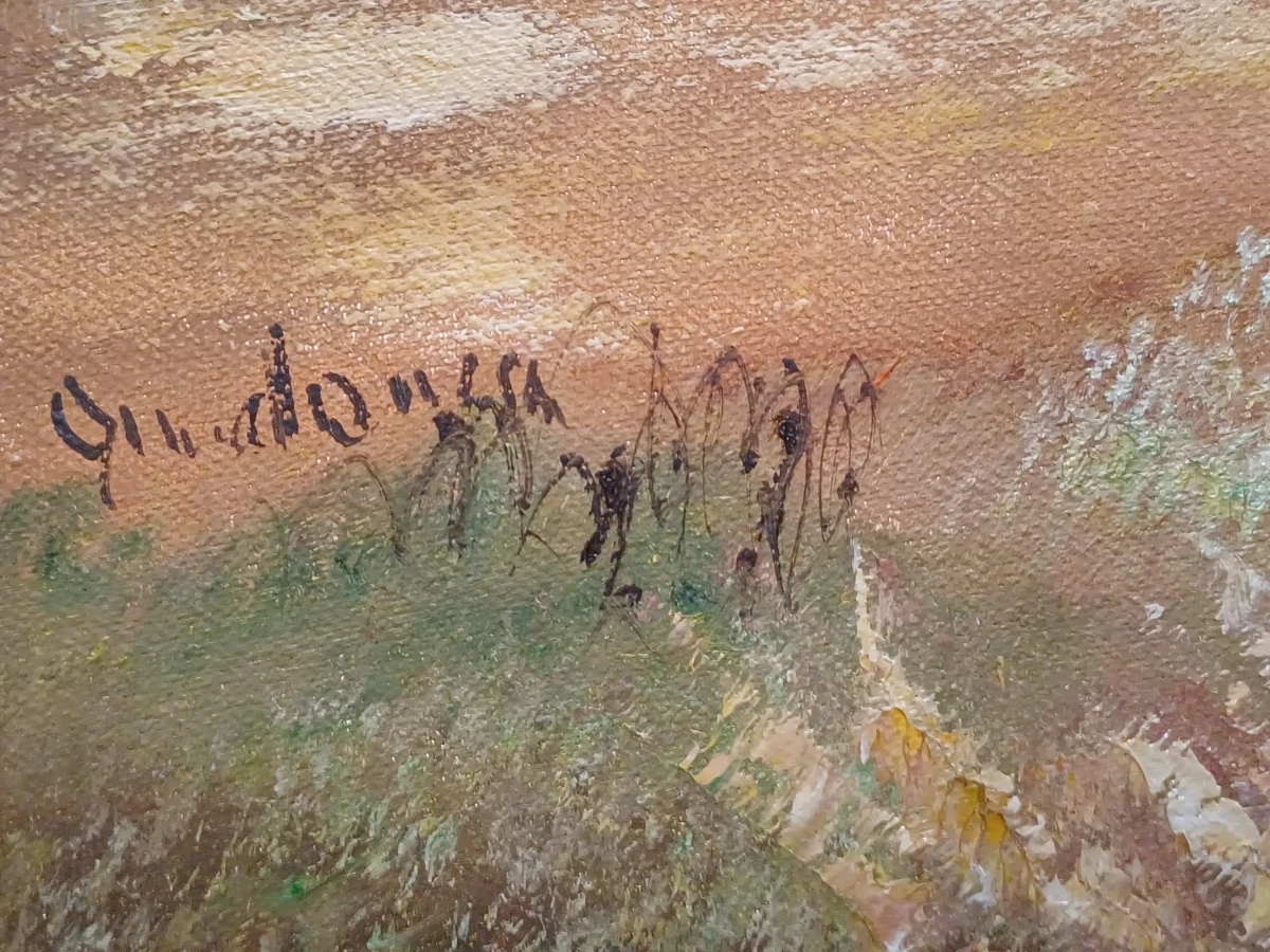 Schilderij windmolen - Gaston Quidousse - foto 4
