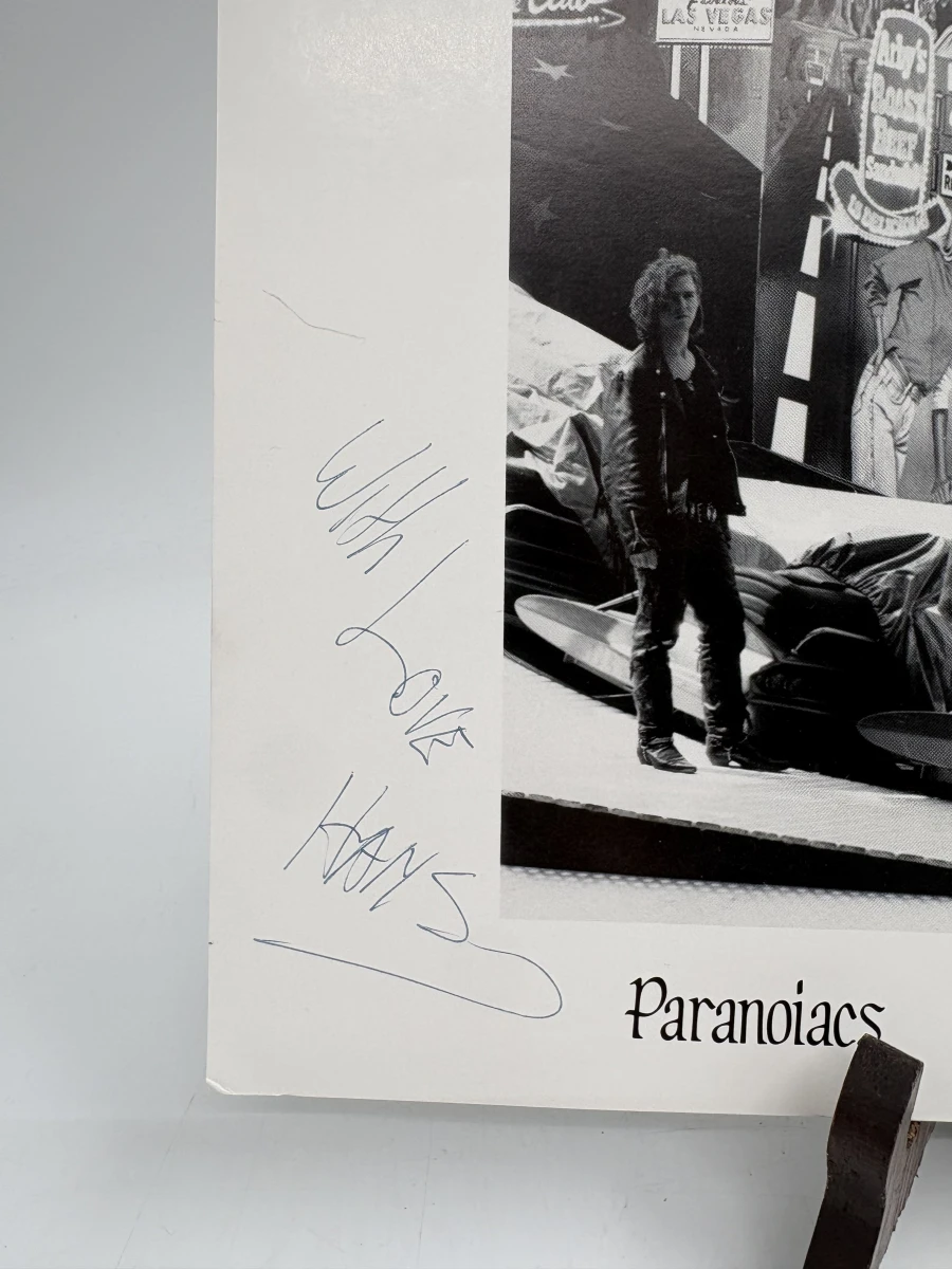 promotiekaart van garagerockband The Paranoiacs. - foto 3