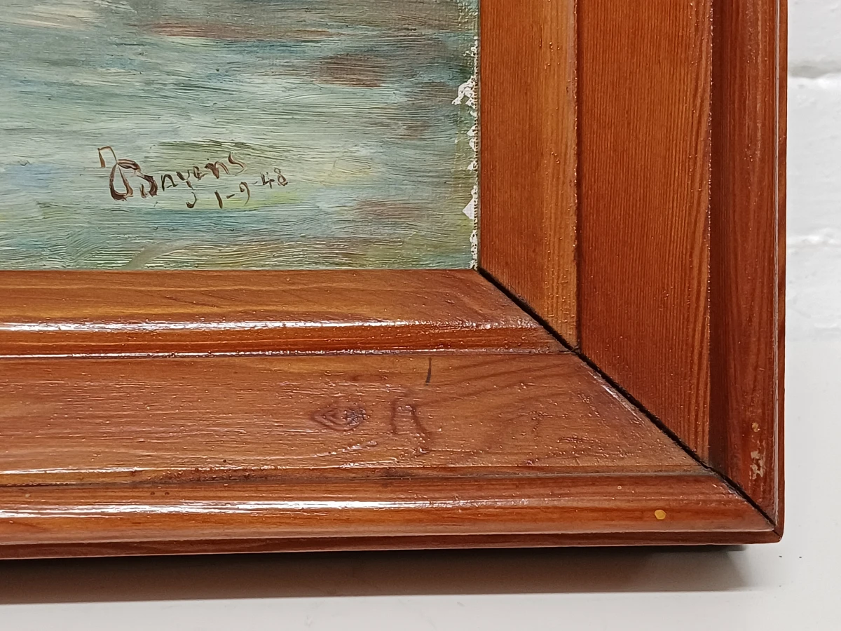Authentiek olieverfschilderij "Tour Solidor" - foto 11