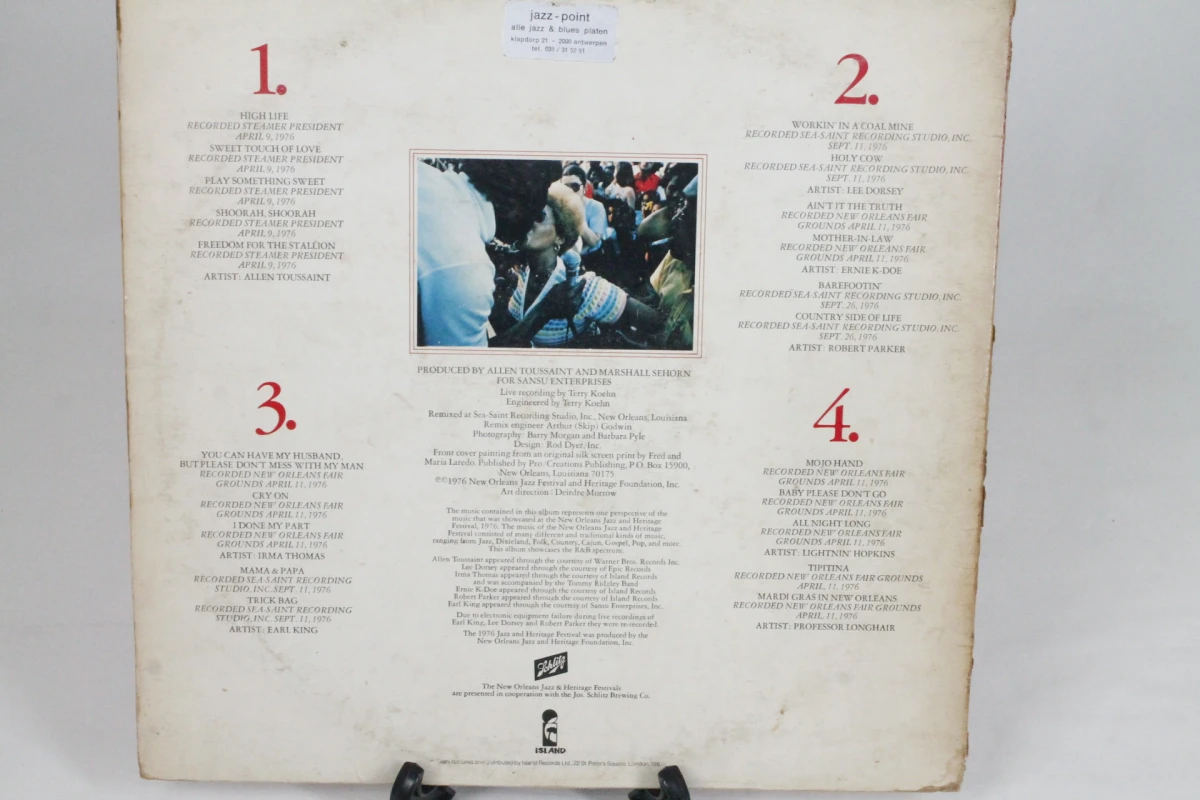LP 'New Orleans 1976 Festival' - foto 2