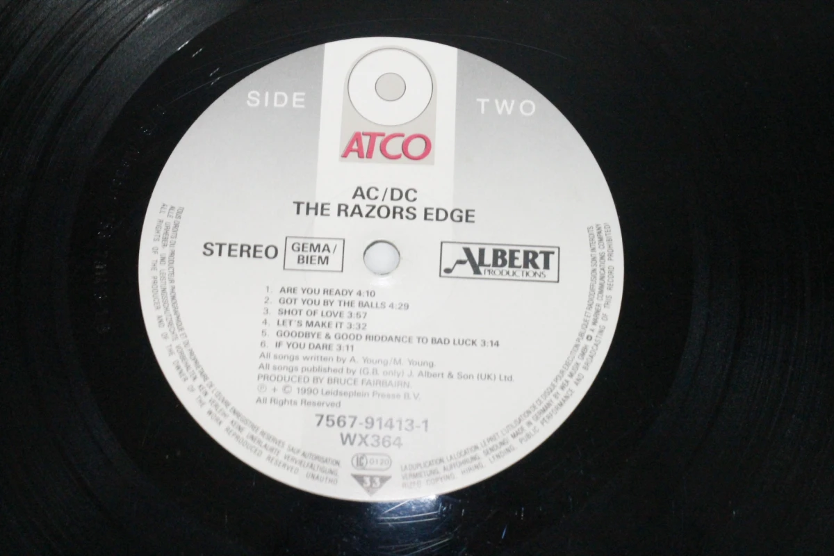 LP: AC/DC - The Razors Edge - foto 4