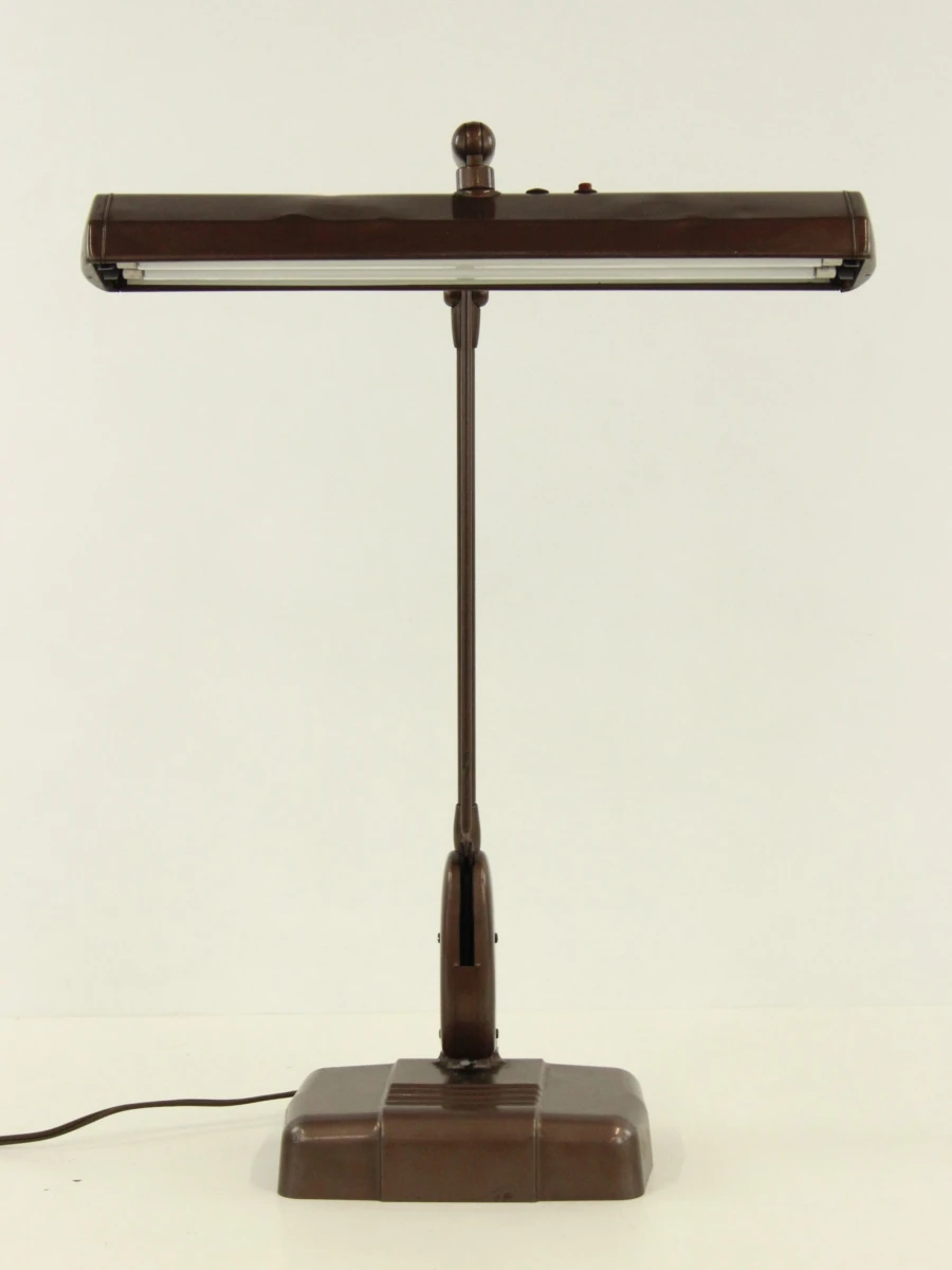 Dazor Model 1000 "Floating fixture" klassieke vintage industriële bureaulamp - foto 5