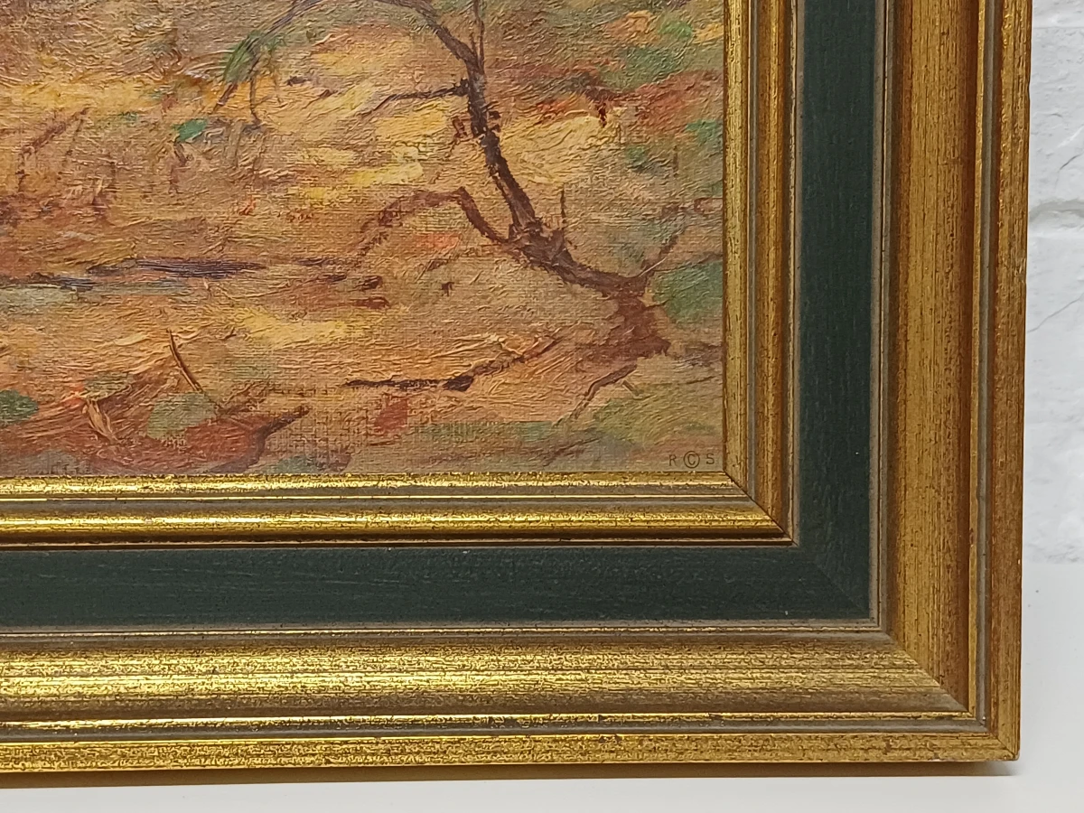 Schilderij jachttafereel - H. Altermann - foto 2