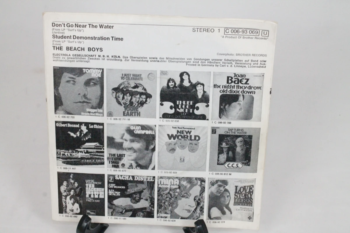 Single: The Beach Boys: Don't Go Near the Water - foto 2