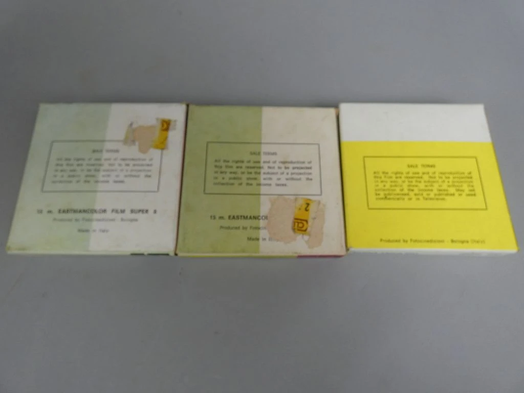 Set van Drie Vintage Super 8 Filmen - foto 2
