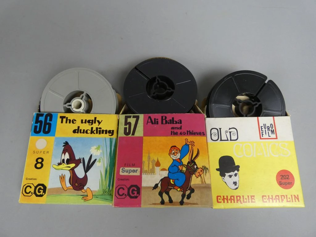 Set van Drie Vintage Super 8 Filmen - foto 3