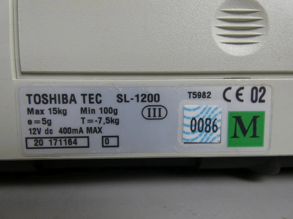 Toshiba TEC SL-1200 Digitale Weegschaal - foto 6