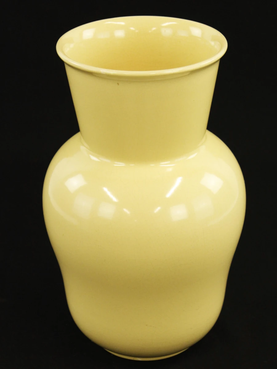 Villeroy & Boch - beige vaas met craquelé - made in Luxembourg jaren '20-'30 - foto 3