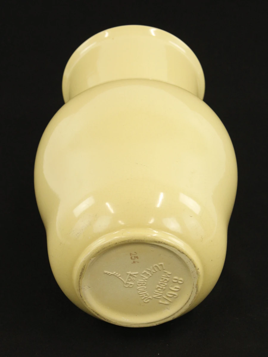 Villeroy & Boch - beige vaas met craquelé - made in Luxembourg jaren '20-'30 - foto 5