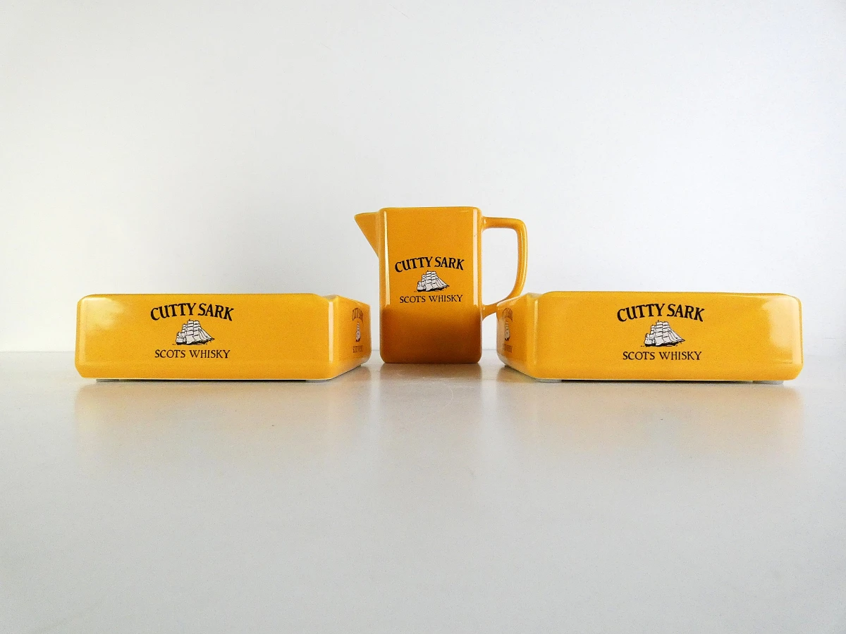 Vintage Cutty Sark Scots Whisky Promotionele Keramische Set - foto 13