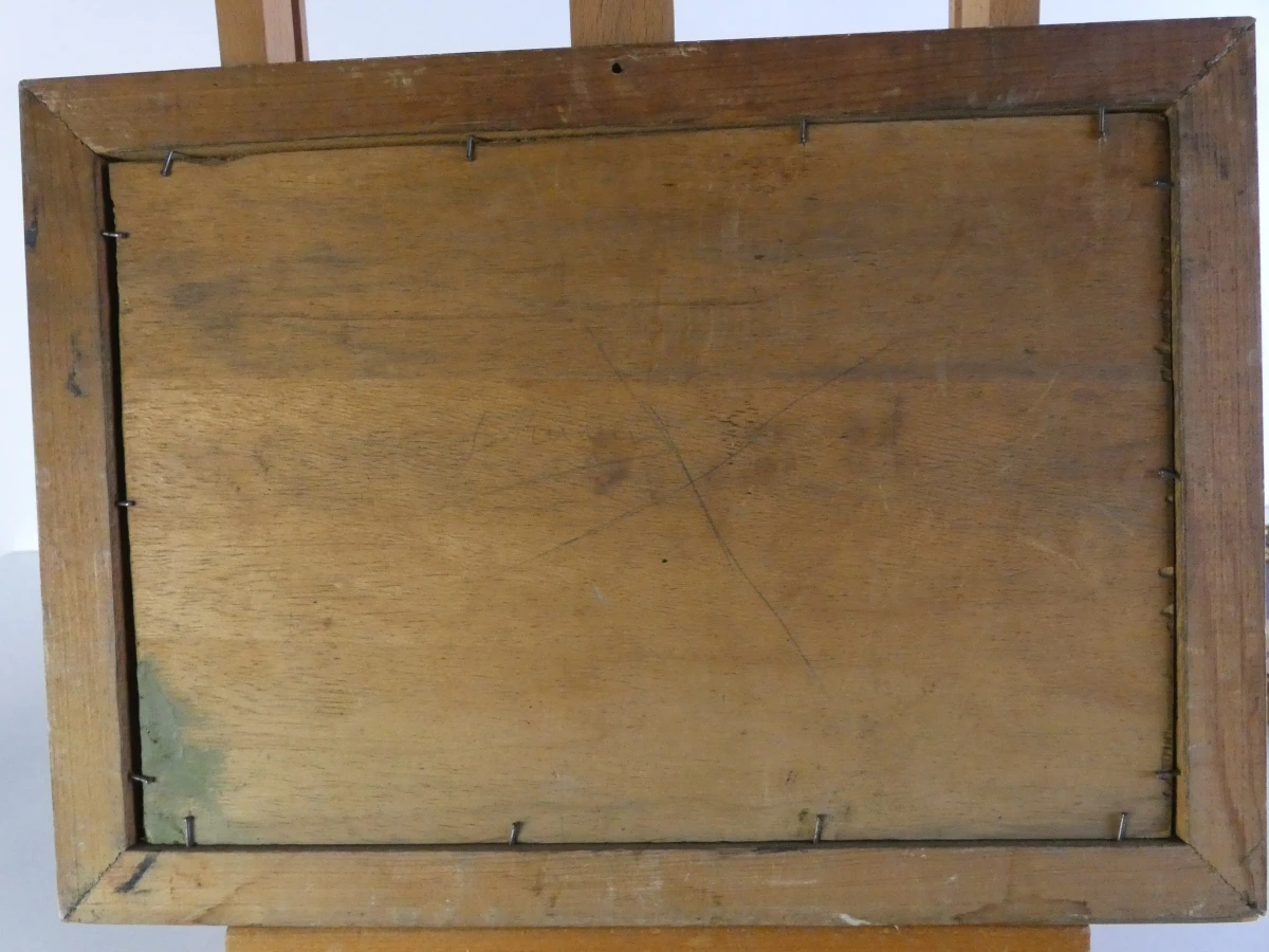 Olieverfschilderij Stilleven op hout van F. Fobbe - foto 6