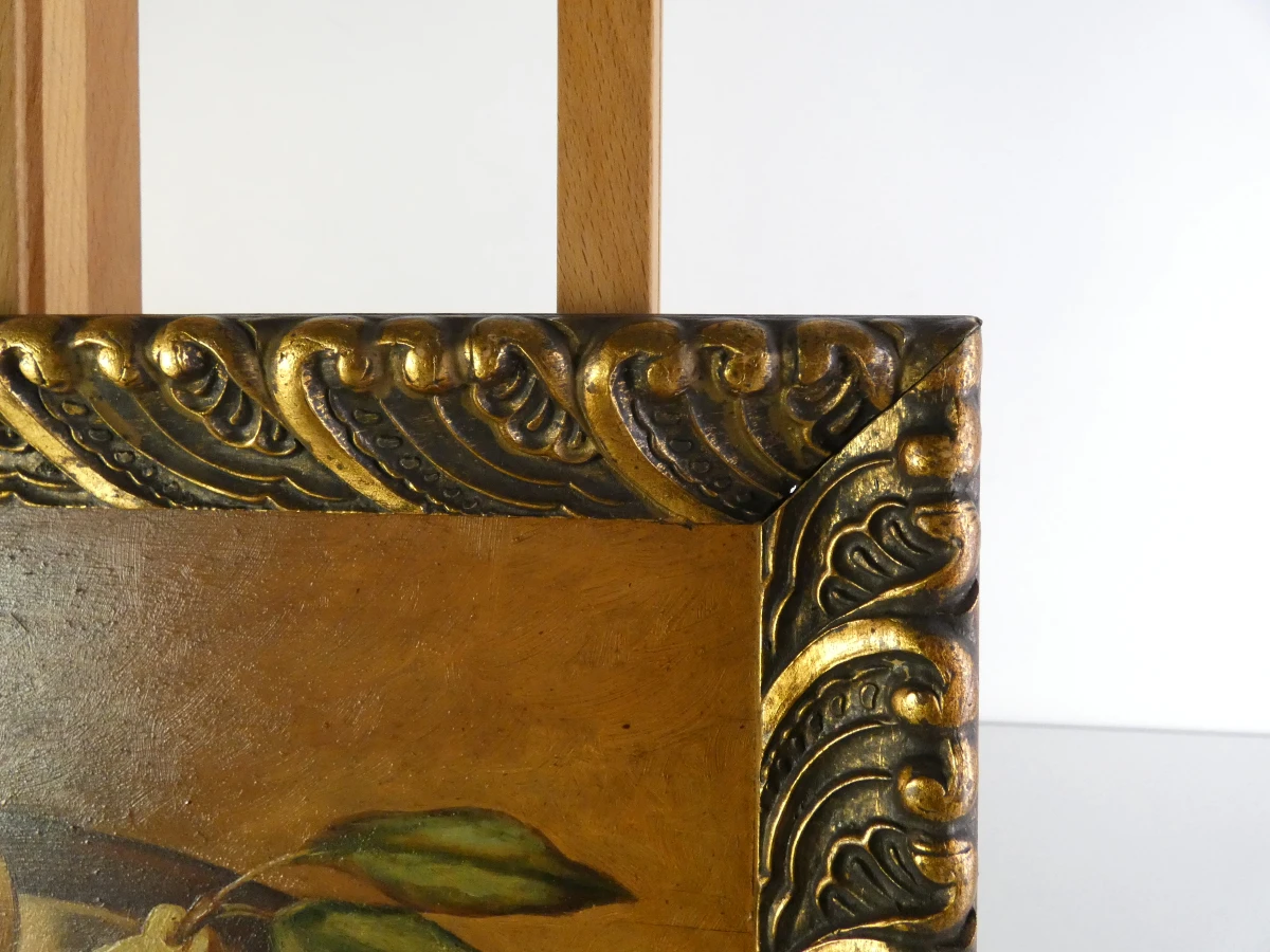 Olieverfschilderij Stilleven op hout van F. Fobbe - foto 12