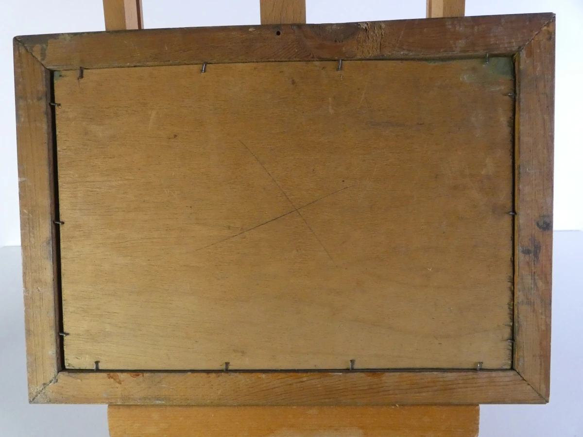 Olieverfschilderij Stilleven op hout van F. Fobbe - foto 7
