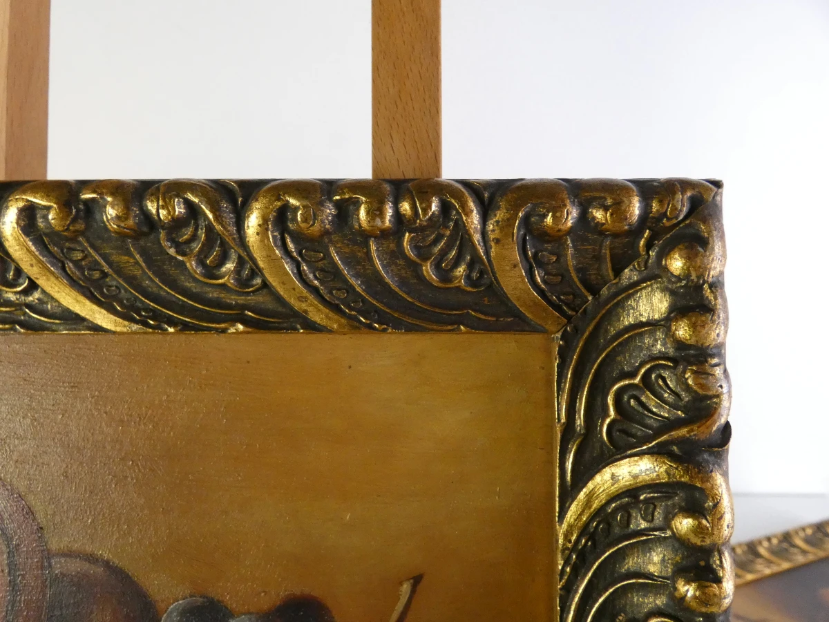 Olieverfschilderij Stilleven op hout van F. Fobbe - foto 11