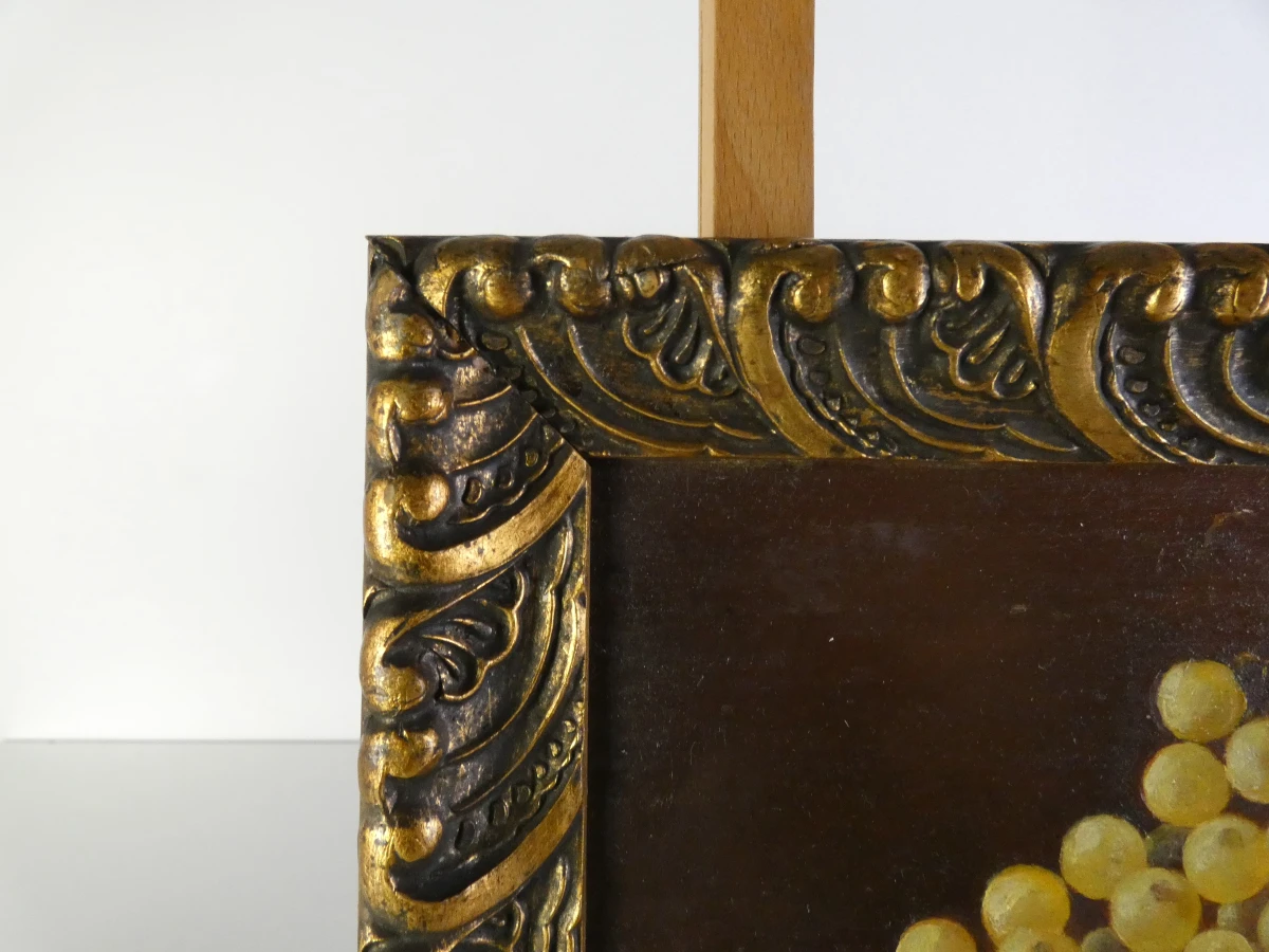 Olieverfschilderij Stilleven op hout van F. Fobbe - foto 10