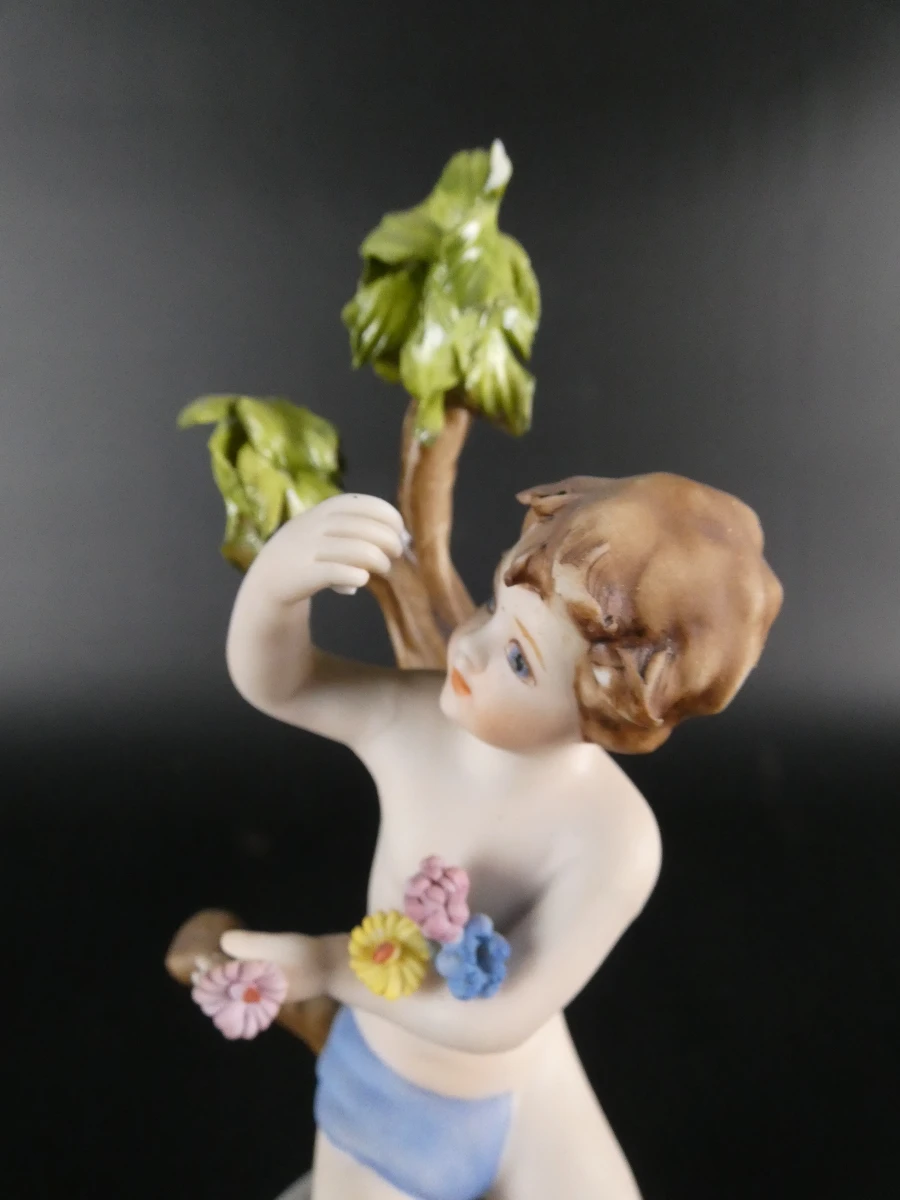 Set van 2  putti beeldjes - Capodimonte - foto 4