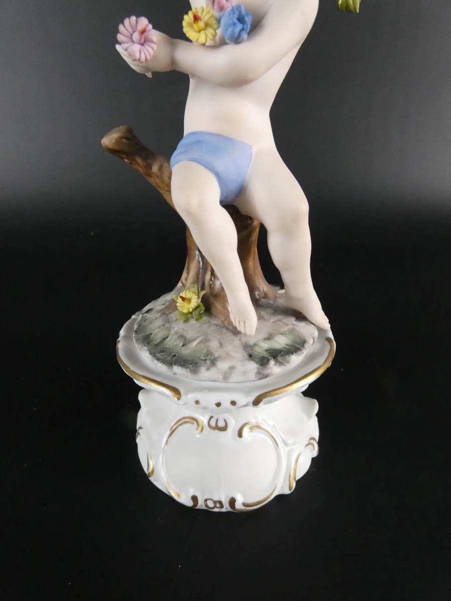Set van 2  putti beeldjes - Capodimonte - foto 5