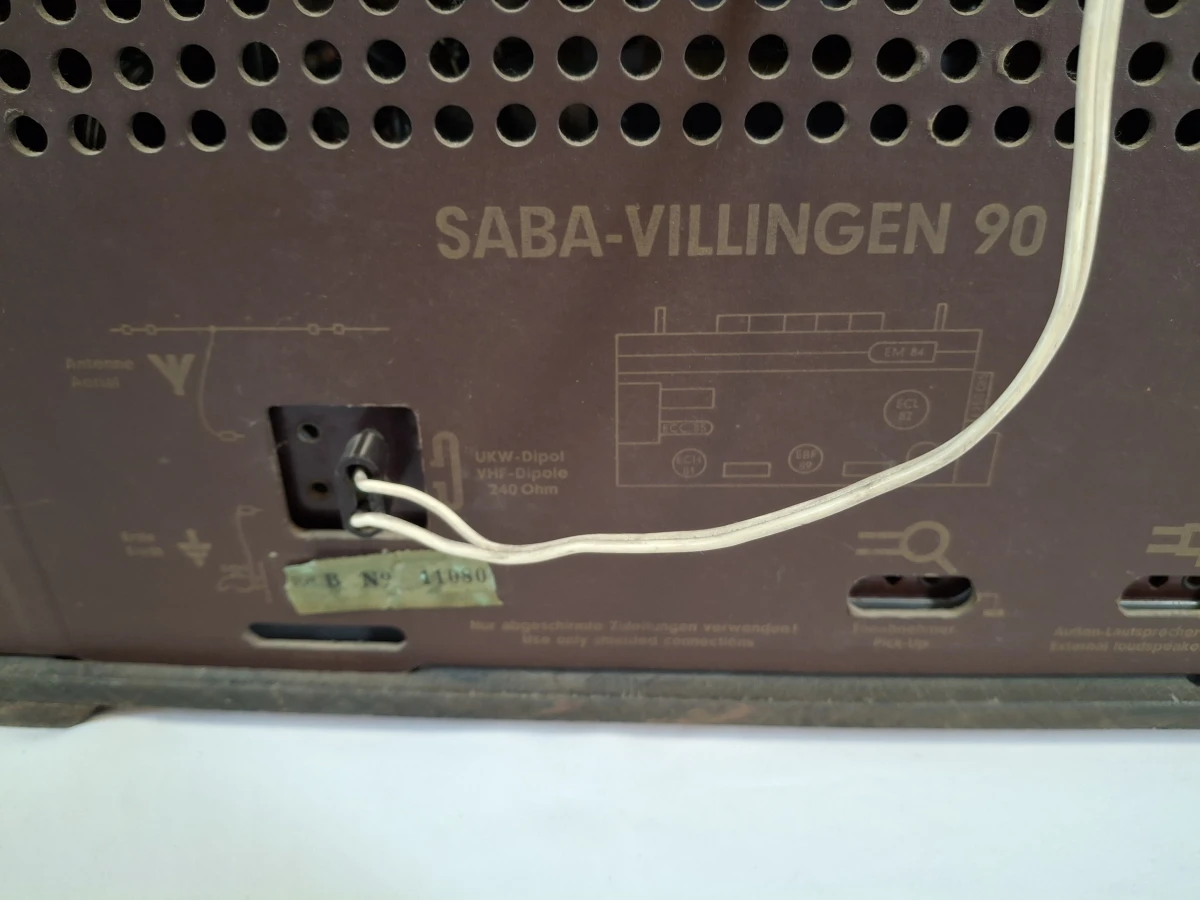 Vintage Buizenradio SABA Villingen - foto 6