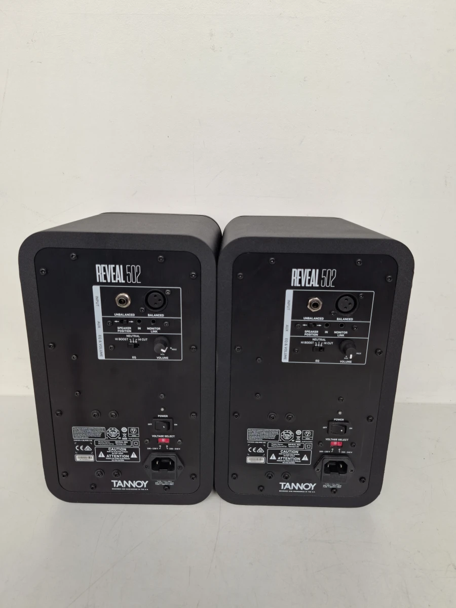 Tannoy Reveal 402 Actieve Studio Monitorset – Complete set met bekabeling!