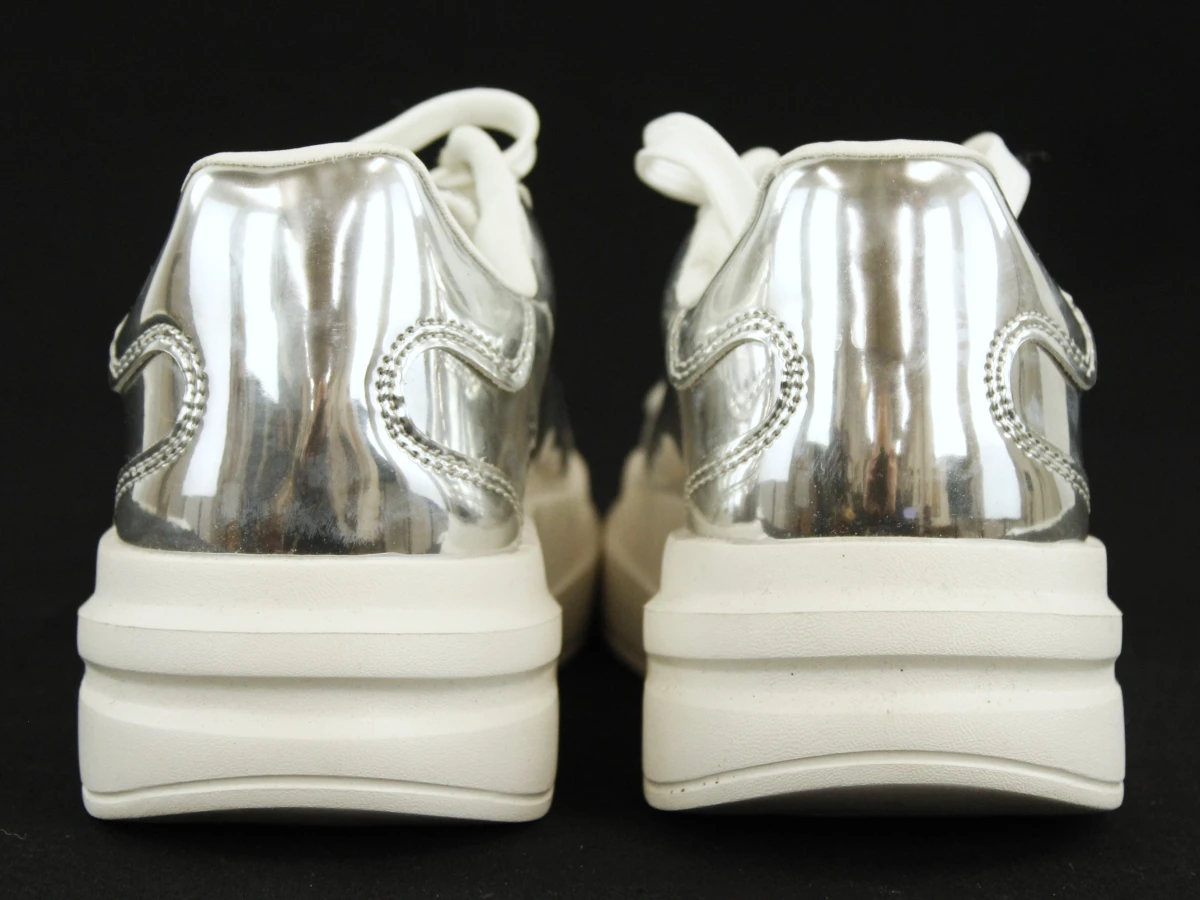 Guess zilverkleurige platform sneakers EU 38 - foto 3