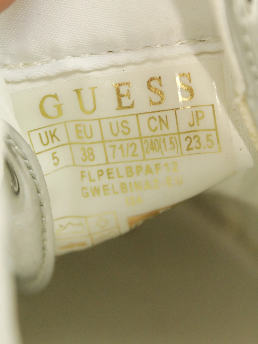Guess zilverkleurige platform sneakers EU 38 - foto 4