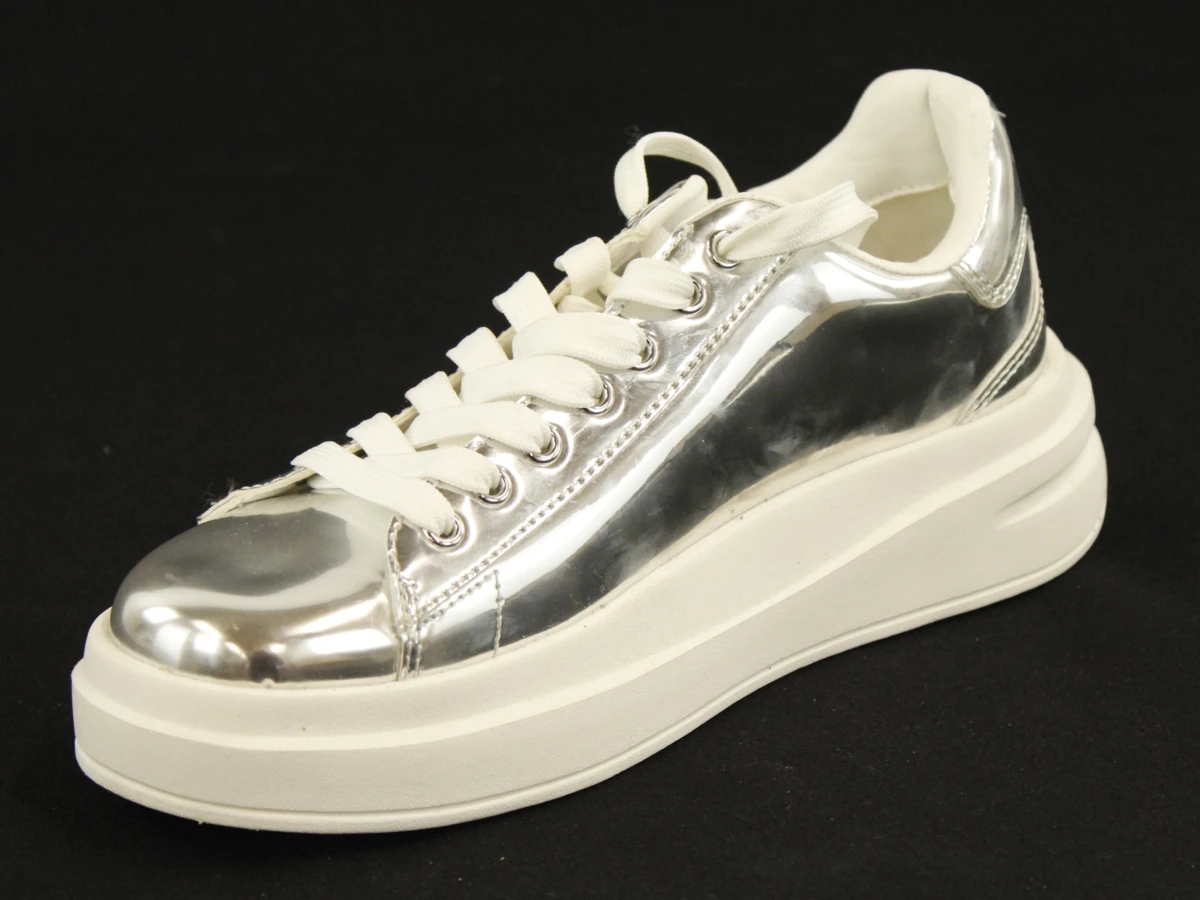 Guess zilverkleurige platform sneakers EU 38 - foto 7