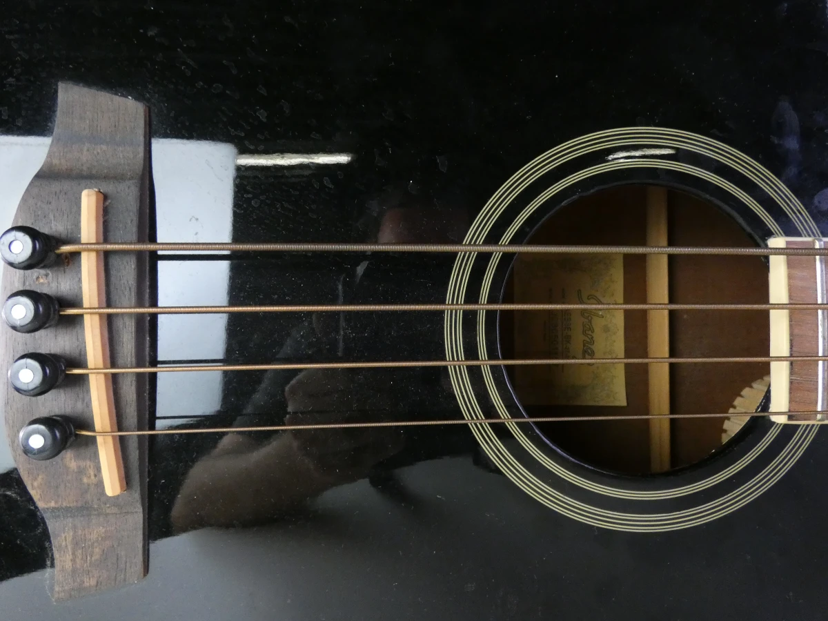 Ibanez AEB8E-BK Elektro-akoestische Basgitaar - foto 16