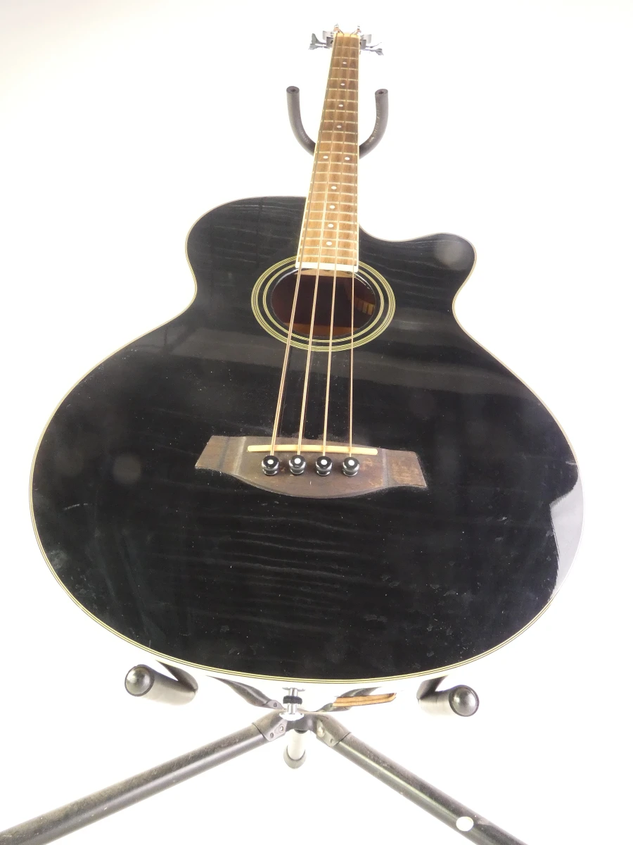 Ibanez AEB8E-BK Elektro-akoestische Basgitaar - foto 32