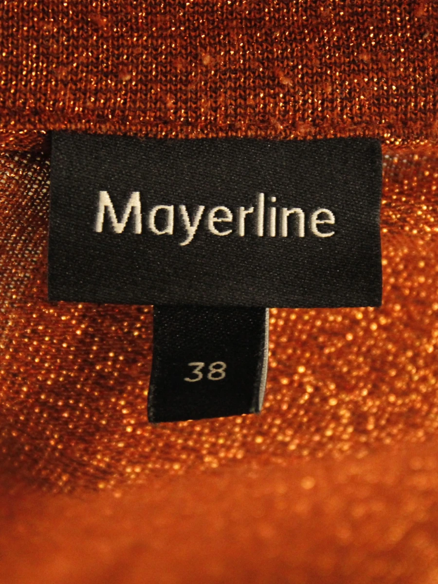 Mayerline glitter roestkleurige damesblouse - Size 38 - foto 6